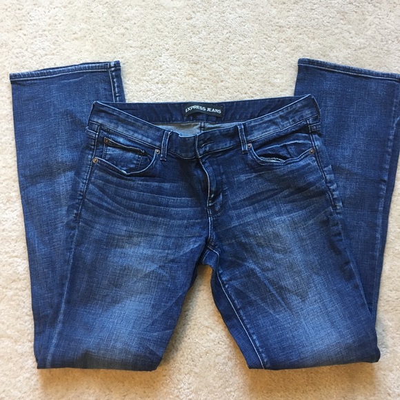 Express Denim - Express:Barely-Bootcut Stella Low-Rise StretchJean